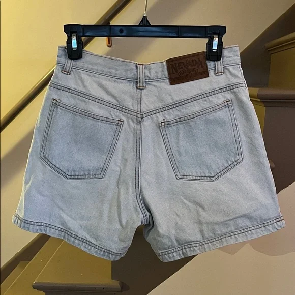 Vintage Nevada Light Wash Jean Shorts - Picture 3 of 5